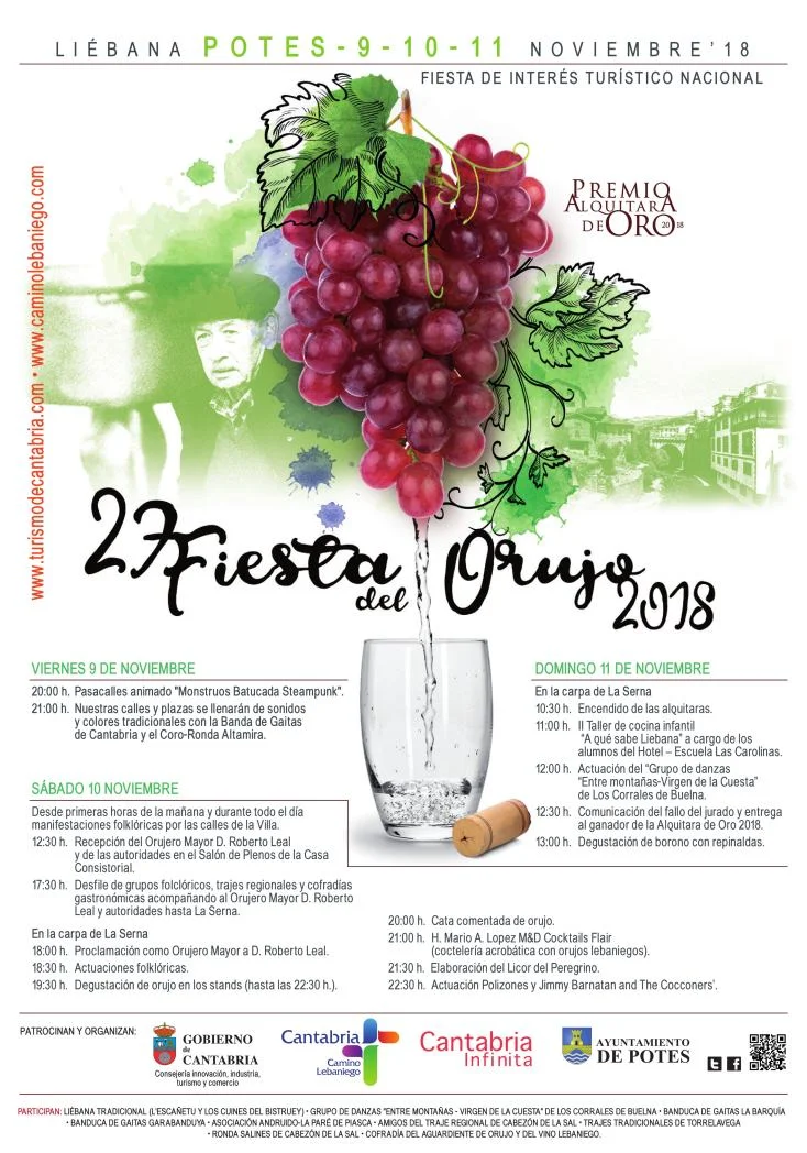 Cartel Fiesta del Orujo 2018