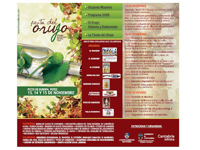 Cartel Fiesta del Orujo
