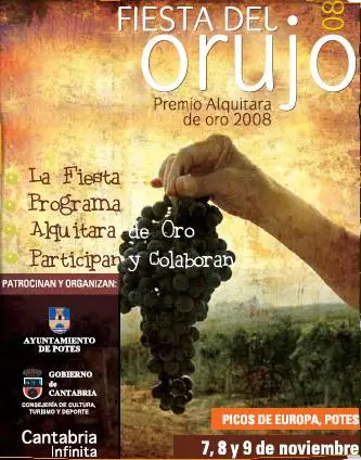 Cartel Fiesta del Orujo 2008