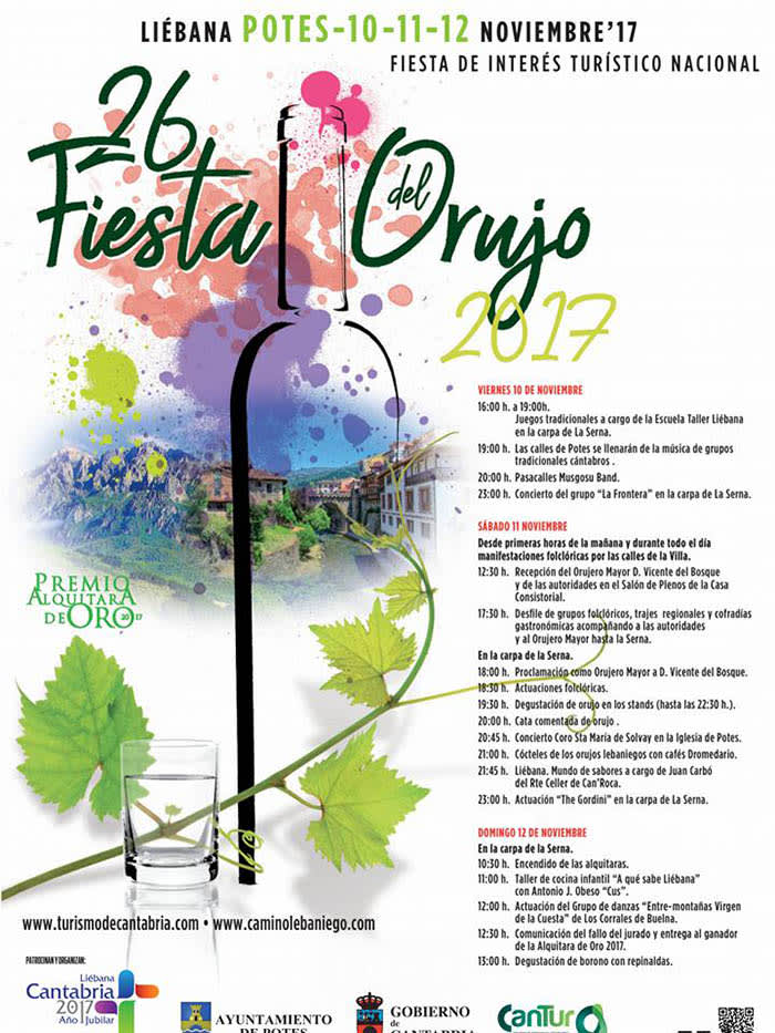 Cartel Fiesta del Orujo 2017