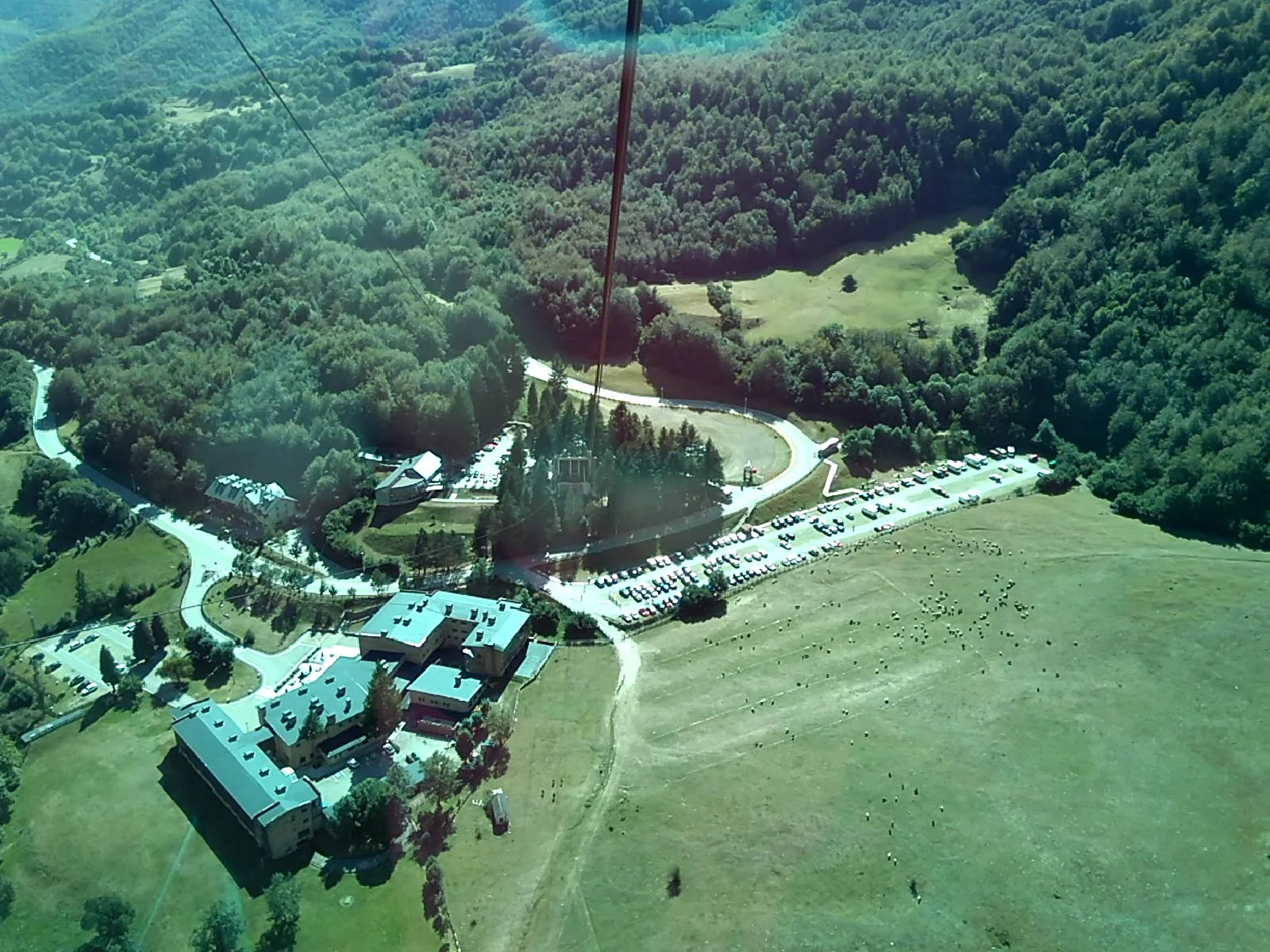 Vistas desde el teleférico bajando